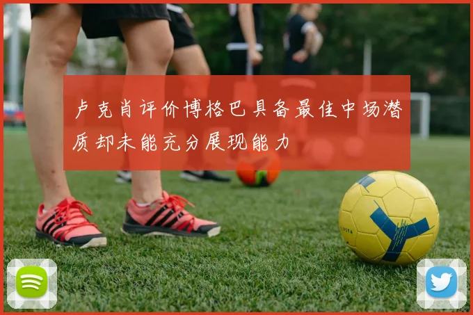 卢克肖评价博格巴具备最佳中场潜质却未能充分展现能力